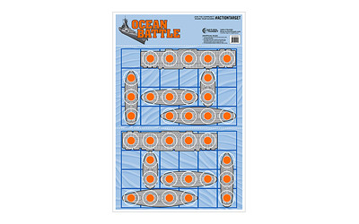 Action Target Ocean Battle Target – 100 Pack for Shooting Range Training