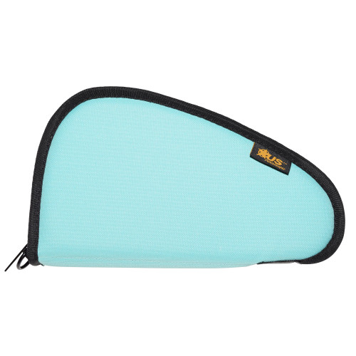 US PeaceKeeper Pistol Case 11-inch Robin's Egg Blue with 1-inch Padding and Lockable D-Ring