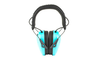 Walker's Razor Compact Electronic Earmuff in Teal - Superior Hearing Protection for Shooting and Safety