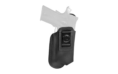 1791 Gunleather Smooth Concealment Inside Waistband Holster for Right Hand with Optic Ready and Light Bearing – Black Leather