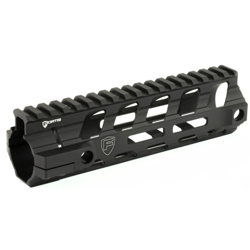 Fortis Manufacturing, Inc. REV II Free Float Rail System, Handguard, 6.7, Continuous Picatinny Top Rail, M-LOK at 3/6/9 O'clock, Does Not Include Barrel Nut, Anodized Black Finish REV-II-7-ML