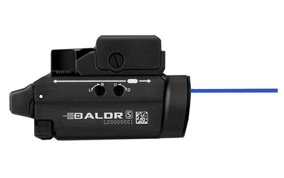 Olight Baldr S Weaponlight with Blue Laser, Black - Model BALDRSBLBK