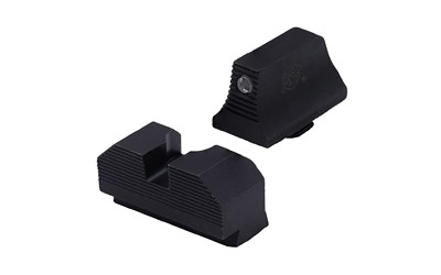 XS Sights Minimalist Back Up Iron Sights for Glock 19 MOS – Black (Part Number: GL-M201P-1)