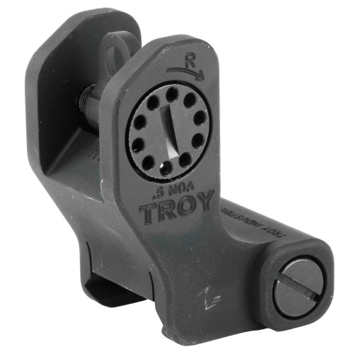 TROY Industries Fixed Rear BattleSight Black (Part Number: SSIG-FRS-R0BT-00)
