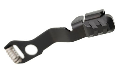 Tyrant CNC Extended Slide Release for Glock 43X in Black – Part Number TD-GSTOP-48-BLACK