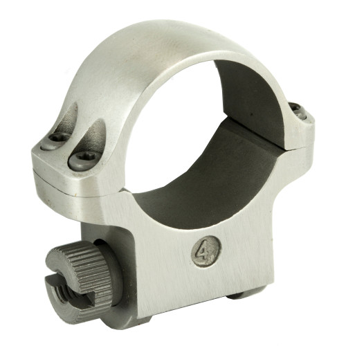 Ruger 90282 Medium Scope Ring with Stainless Finish for 1-Inch Tubes and 42mm Objectives
