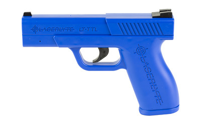 LaserLyte LT-TTL Full Size Training Pistol – Blue Laser Practice Gun for Safe Shooting Drills