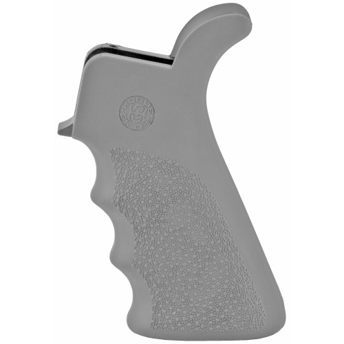 Hogue Overmolded Rubber AR-15 Rifle Grip with Cobblestone Pattern, Gray