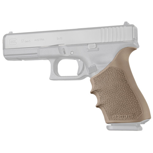 Hogue HandAll Beavertail Grip Sleeve for Glock 17, 34, and More in Flat Dark Earth