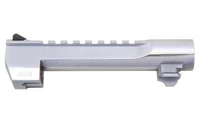 Magnum Research DE 50AE 6-Inch Barrel with Picatinny Rail in Silver - Part #BAR506PC