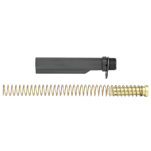 LBE Unlimited AR MILSPEC Buffer Tube Kit with Carbine Length Spring and Buffer, Gray