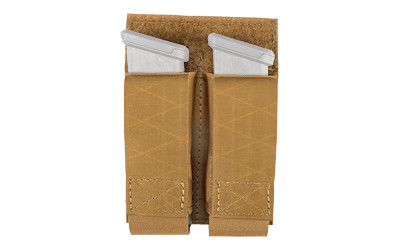 Grey Ghost Gear Double Pistol Magna Mag Pouch - Coyote Laminate Nylon