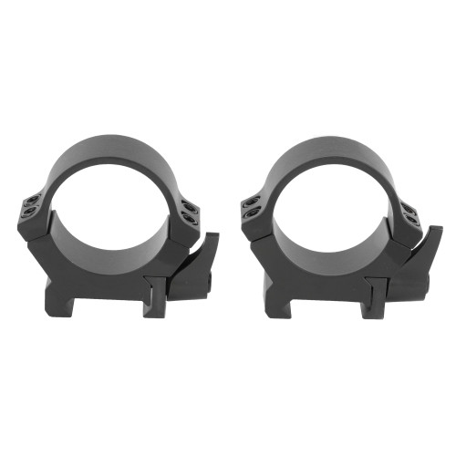 Leupold QRW2 30mm Low Matte Scope Rings - Durable Steel Mounts for Precise Rifle Setup