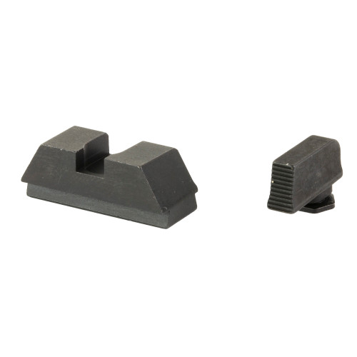 AmeriGlo GL-453 Flat Black Front and Rear Sight Set for Glock 43X and 48 MOS with Holosun Optics Compatibility