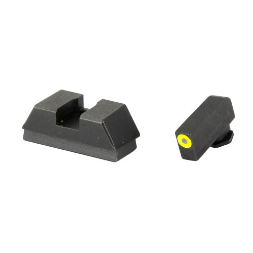 AmeriGlo GL-680 Tritium Green Front and Rear Sight Set for Glock 43X and 48 MOS with Holosun Optics