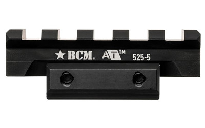 Bravo Company A/T Optic Riser 525-5 Black for Enhanced Sight Alignment and Situational Awareness