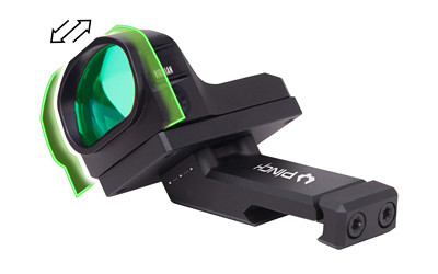 Viridian PINCH 35-Degree Adjustable Offset Mount for Optics – Black