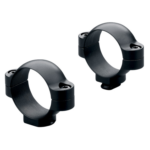 Leupold Standard 1-Inch Low Matte Mounting Rings – Precision Machined Steel for Reliable Scope Attachment