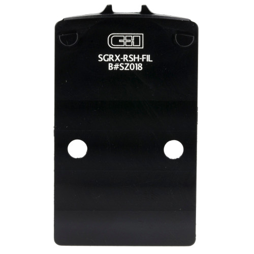C&H Precision Sig P320 X Series Mount with RXP Romeo1 P to RMR Adapter – Black