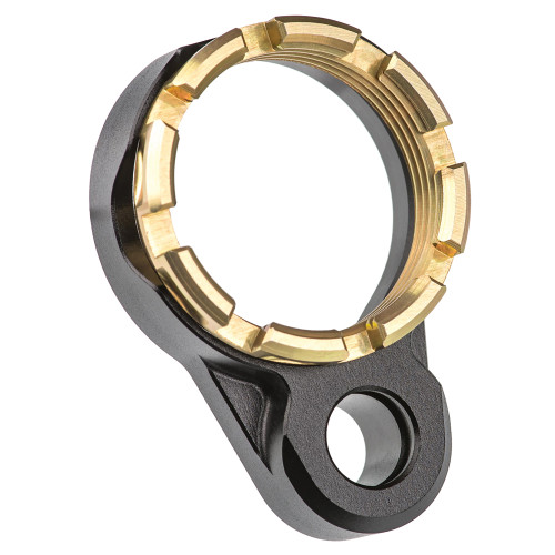 Fortis Manufacturing Inc. LE-BLK-K1-GOLD Lightweight Enhanced AR-15 End Plate in Gold