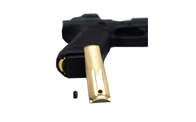 C&H Precision Speed Feed Pro Brass for Glock G17 Gen5 – Gold Magwell Insert