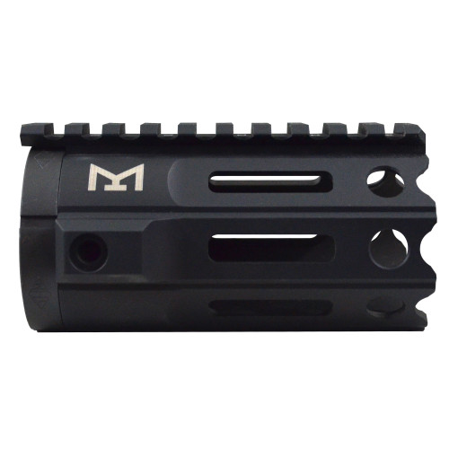 Yankee Hill Machine Co YHM-5332 Mini MLOK Handguard with Extended Top Rail in Black