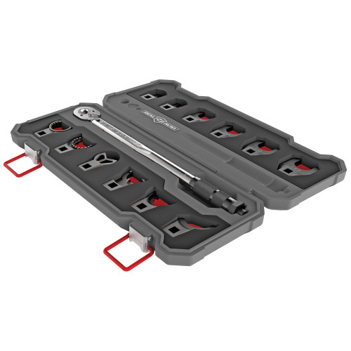 Real Avid Master-Fit AR15 Wrench Set - Precision Stainless Steel Torque Wrench Kit for MIL-SPEC & Free-Float Barrel Nuts