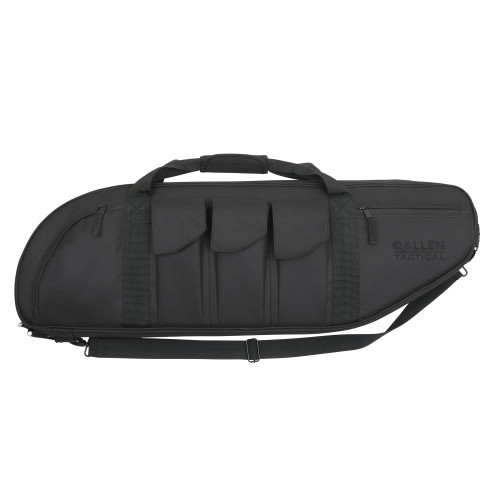 Allen Company Battalion Tactical Rifle Case 42 Black with Multiple Pockets and Padded Shoulder Strap