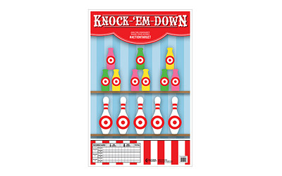 Action Target Knock-'Em-Down Target - 100 Pack for Shooting Range Practice