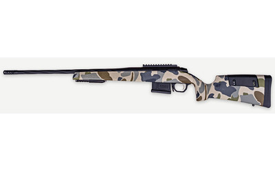 Weatherby Model 307 HUSH Edition Bolt-Action Rifle in 7mm PRC with Camo Synthetic Stock