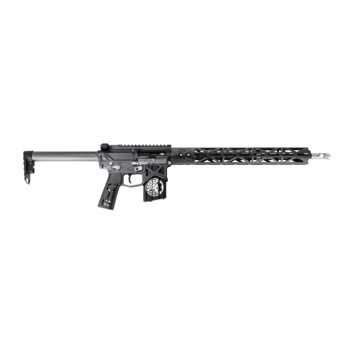 Battle Arms Development OIP Gen 3 Ultralight AR-15 Rifle 16-inch 5.56 NATO, Gray with Fixed Stock