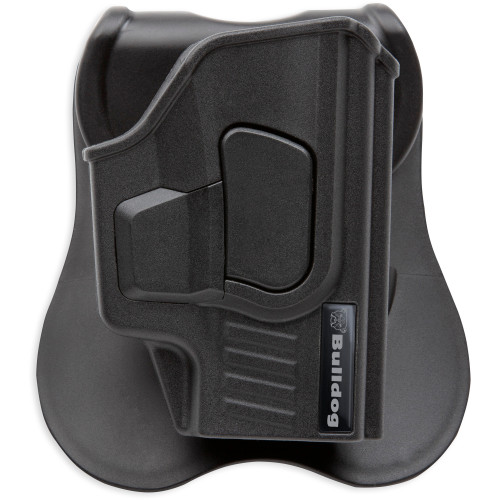 Bulldog Cases Rapid Release Right Hand Outside Waistband Holster in Black (Model RR-SWMPSEZ)