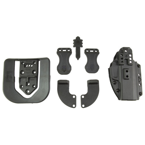 Alien Gear Holsters Photon Outside Waistband Holster for SIG P365X Macro - Black Polymer Ambidextrous Carry