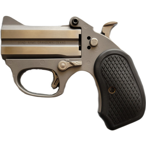 Bond Arms Honey B 9mm Derringer with Extended Grip – Compact Stainless Steel Design