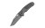 Hogue Sig K320 Nitron 3.5 Inch Folding Knife - Black Handle and Plain Edge
