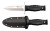Cold Steel Mini Leatherneck Series Fixed Blade Knife with 8Cr13MoV Steel, 3.5-inch Plain Edge, Black Kray-Ex Handle