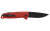 SOG Knives & Tools Adventurer LB Folding Knife with Straight Edge - Black Handle, 3.5-Inch Blade