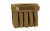 Cole-TAC Can Caddy Pouch in Coyote Brown - Durable 500 Denier Nylon Suppressor Transport Accessory
