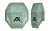 AXIL MX Plate Green Earmuff Compatibility for MX PRO, MX Electronic, and MX Passive Hearing Protection