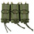 High Speed Gear Pistol TACO Triple Magazine Pouch in Olive Drab Green