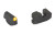 XS Sights Minimalist Night Sights for S&W K and L Frame Revolvers (Part Number: SW-M001S-4N)