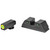 AmeriGlo Trooper Night Sights for Glock 20/21 – Green and Lime Front and Rear Set