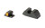 Ameriglo Trooper Night Sight Set for Smith & Wesson M&P - Green and Orange