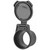 Butler Creek Element 40mm Scope Cap with Customizable Data Disk - Black