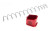 Agency Arms +5 Magazine Extension for SIG P320 9mm - Ronin Tactics Edition in Red