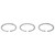 LBE Unlimited AR-15 Bolt Gas Rings Set of 3 – Compatible with Bolt Carrier Group