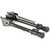 Leapers UTG Tactical Op Bipod with Quick Detach Lever – Adjustable Height 8 to 12.4 Inches, Black