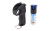 Sabre Quick Grip Pepper Spray Black with Ergonomic P-Shape Holder and Quick Access Keychain
