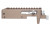 TacSol X-Ring Takedown VR Receiver for Ruger 10/22 Takedown - Quicksand Flat Dark Earth