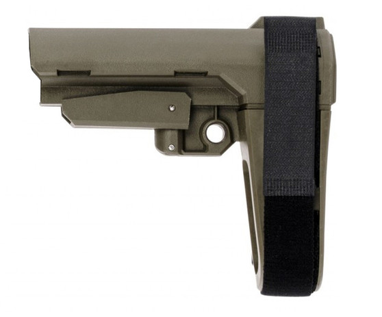 SB Tactical SBA3 Pistol Brace ODG (No Buffer Tube)